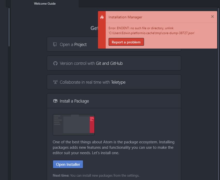 Installation Manager · Issue #357 · platformio/platformio-core ...