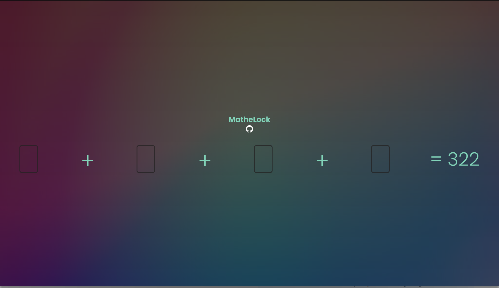 GitHub - juanrtalmeida/mathelock: Random Question Daily generator