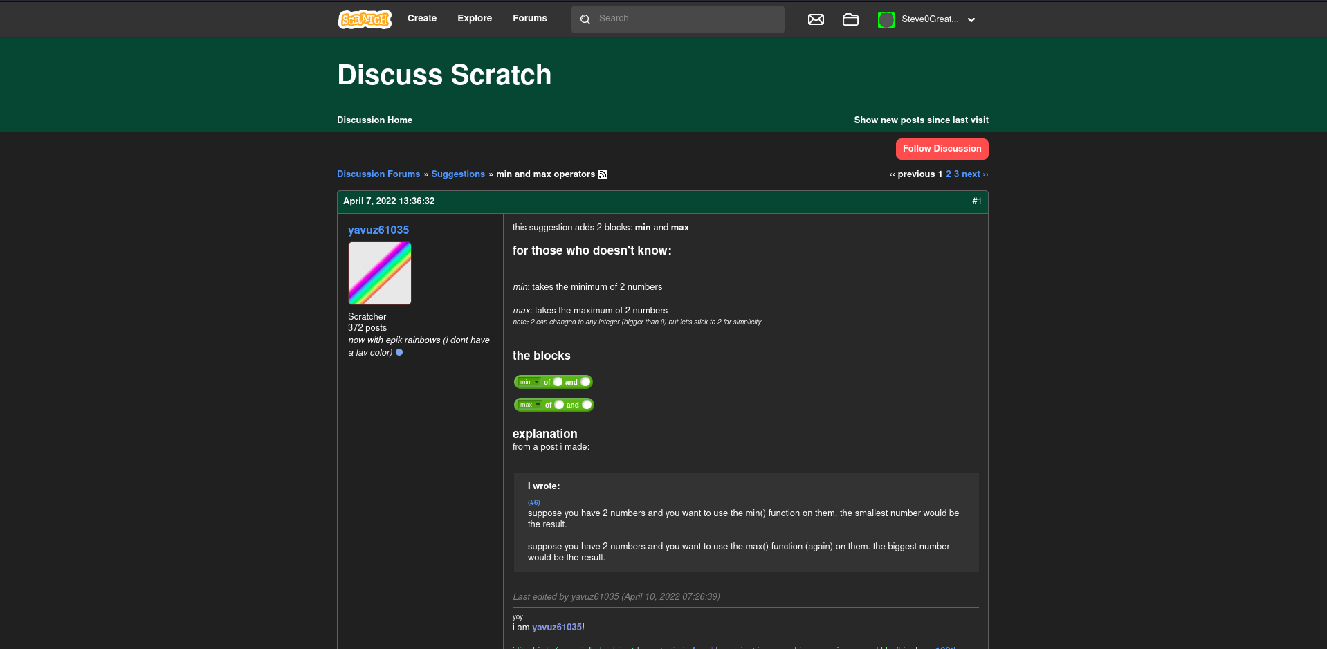 My styling for the forums · ScratchAddons ScratchAddons · Discussion ...