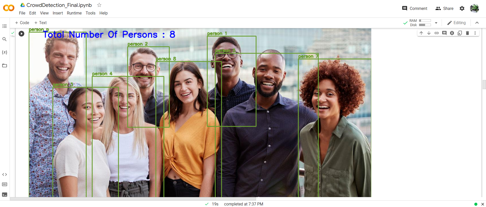 GitHub - oshij/Crowd_Detection: Crowd Detection and Counting