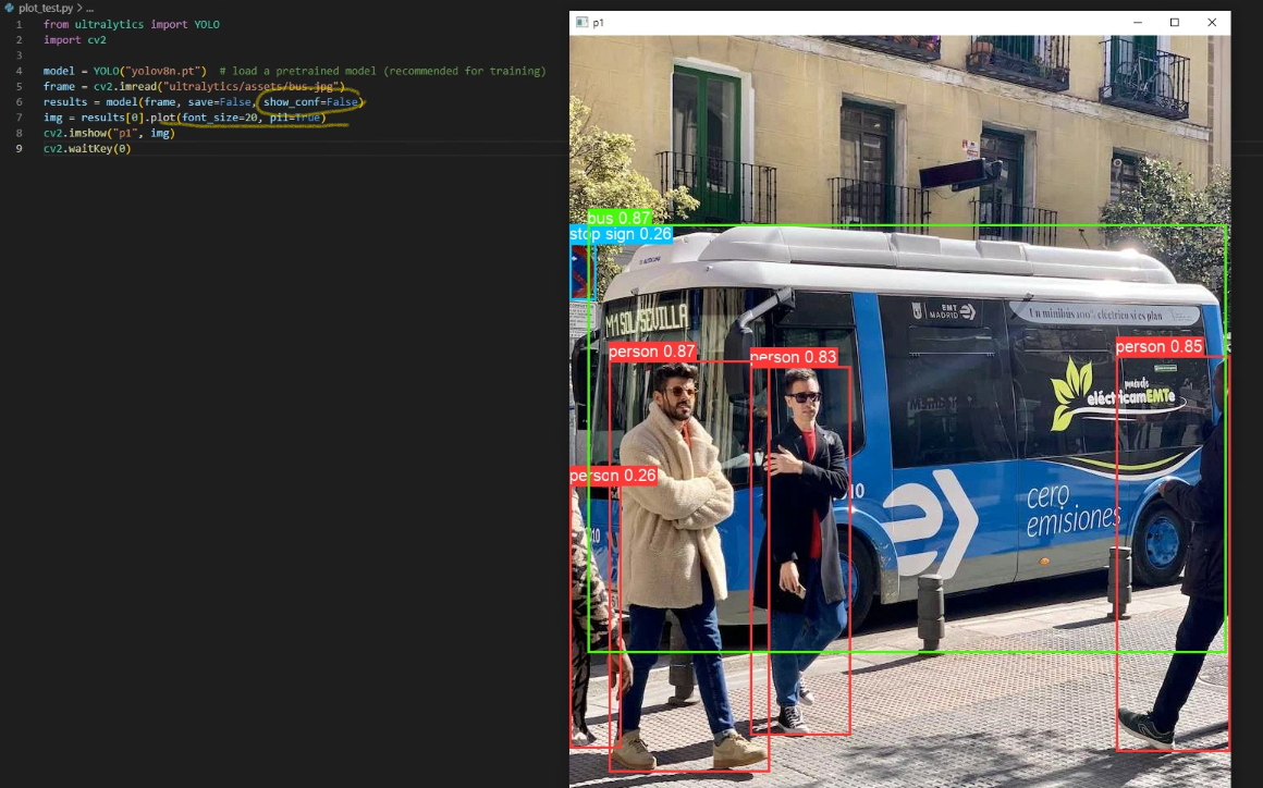 show_conf=False in plot · Issue #2166 · ultralytics/ultralytics · GitHub