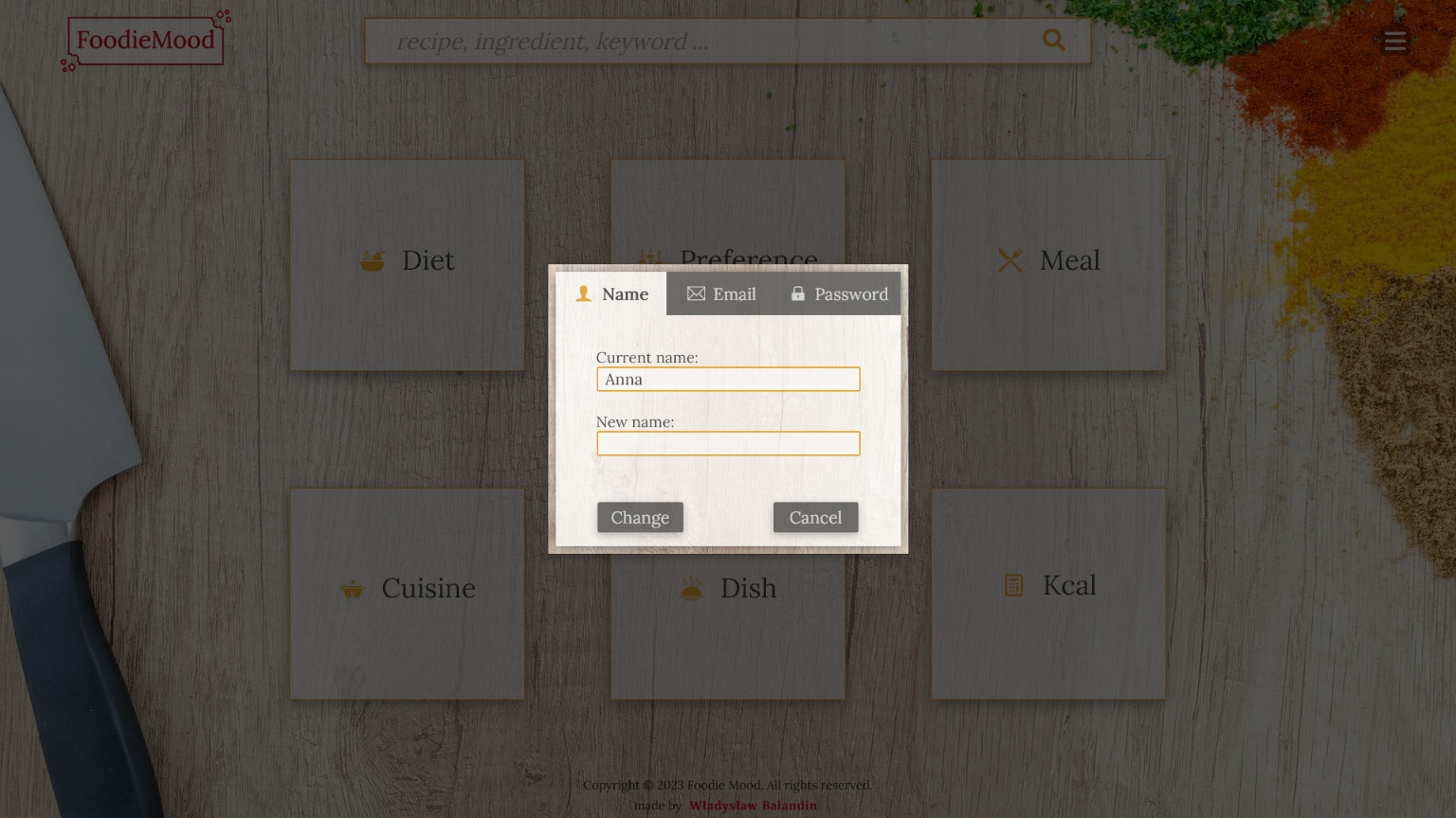 GitHub - Double-w-B/recipe-app-REACT: Full-stack web application. The ...