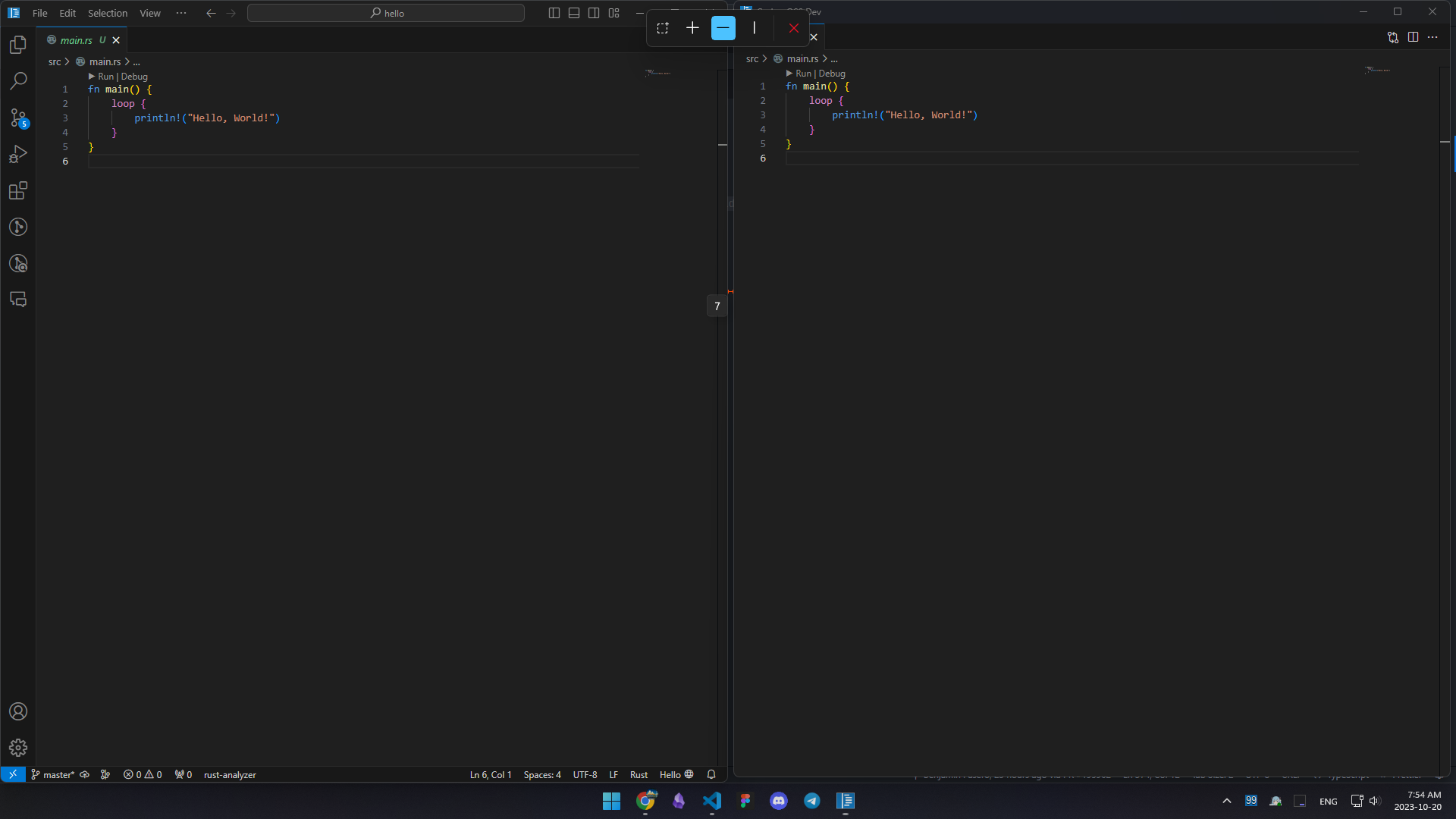 Aux window: split window side by side isn't perfect · Issue #196062 ...