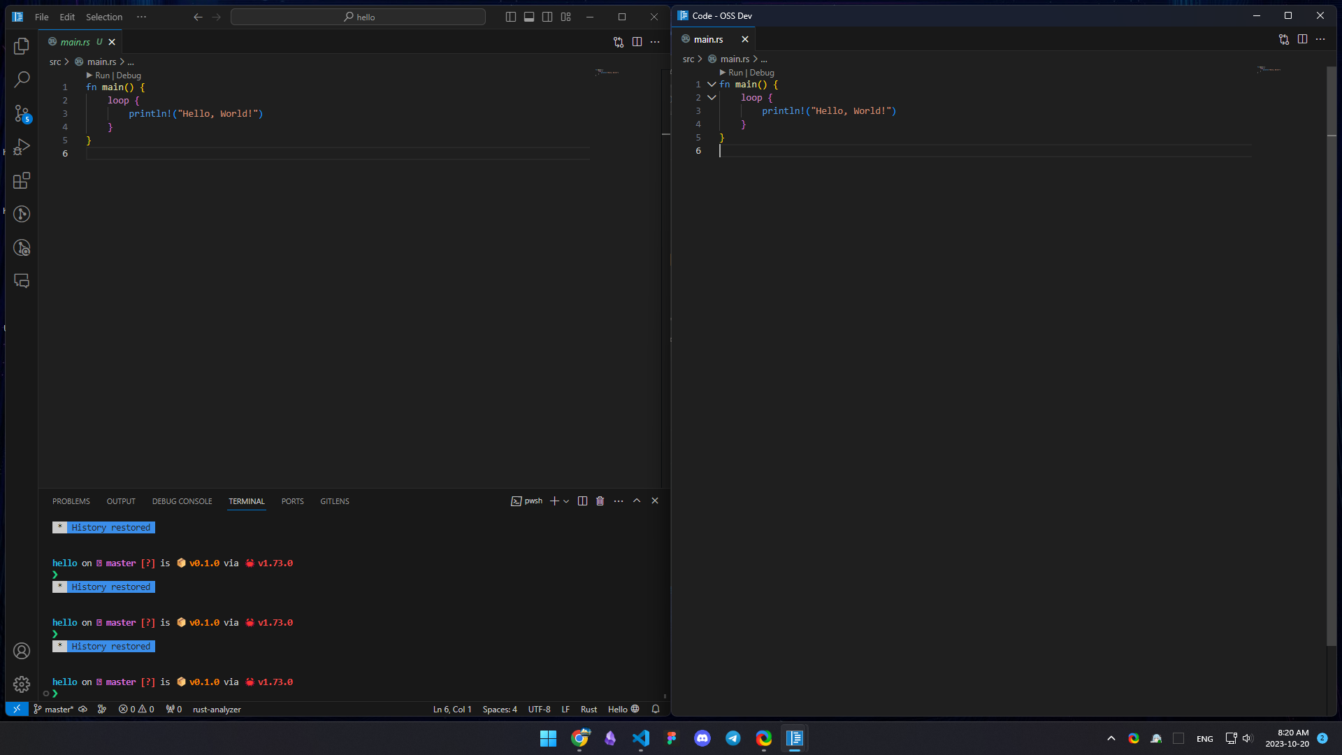 Aux window: split window side by side isn't perfect · Issue #196062 ...