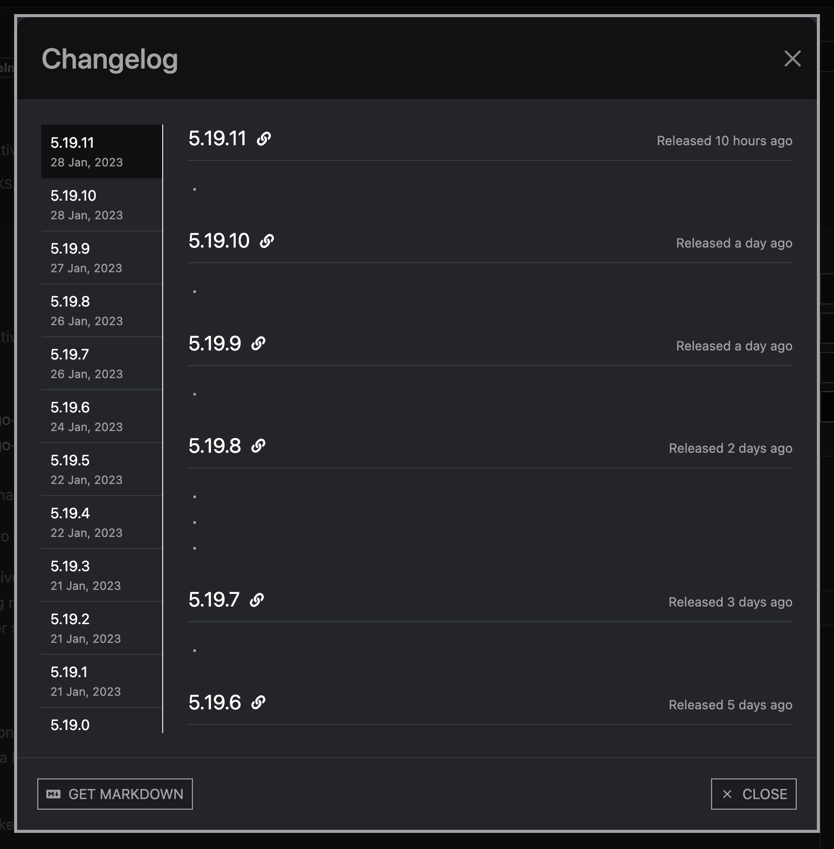 argocd Helm chart changelog at artifacthub stopped working · Issue
