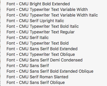 Add The Computer Modern Font Family By Davidgiven Pull Request 1129 Google Fonts Github