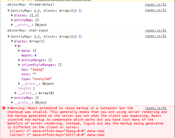 Expected react. Expected react