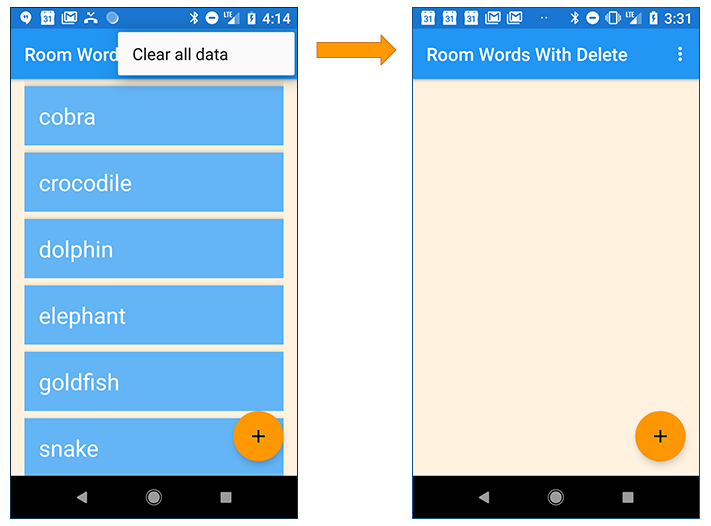 GitHub - Tweeel/RoomWordsSample: the app use the Android Architecture ...