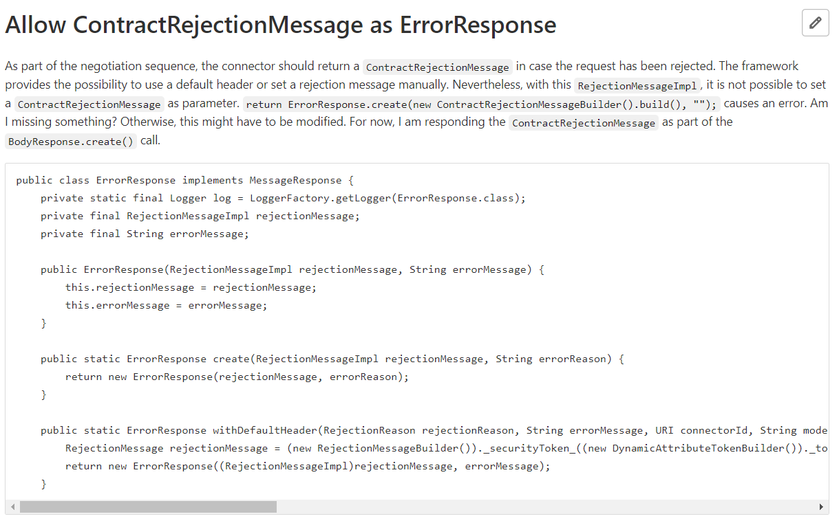 Allow ContractRejectionMessage as ErrorResponse · Issue #1 ...