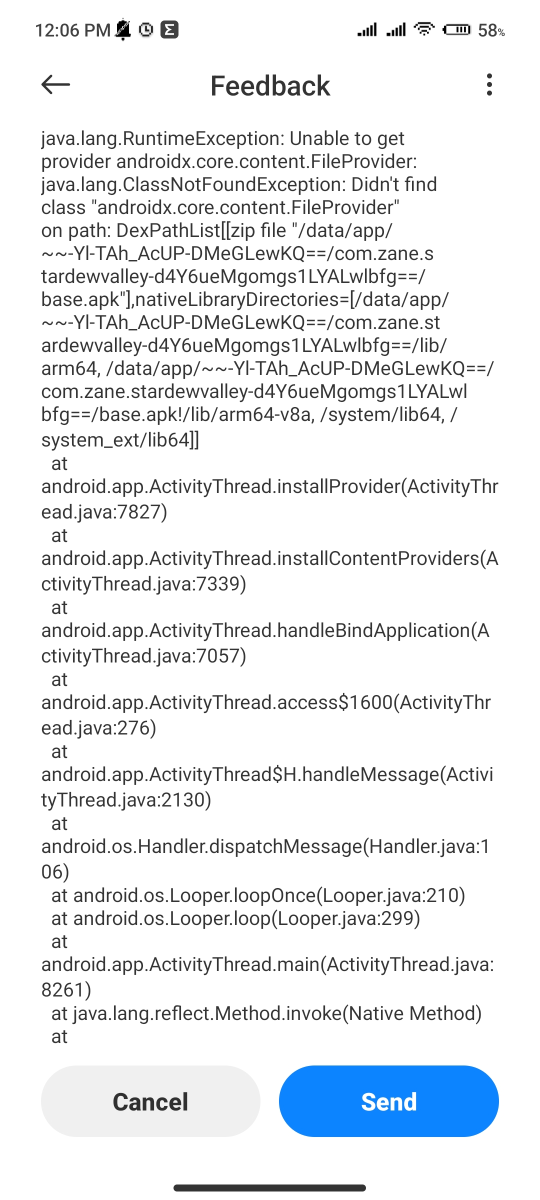 The application does not open · Issue #258 · ZaneYork/SMAPI-Android ...