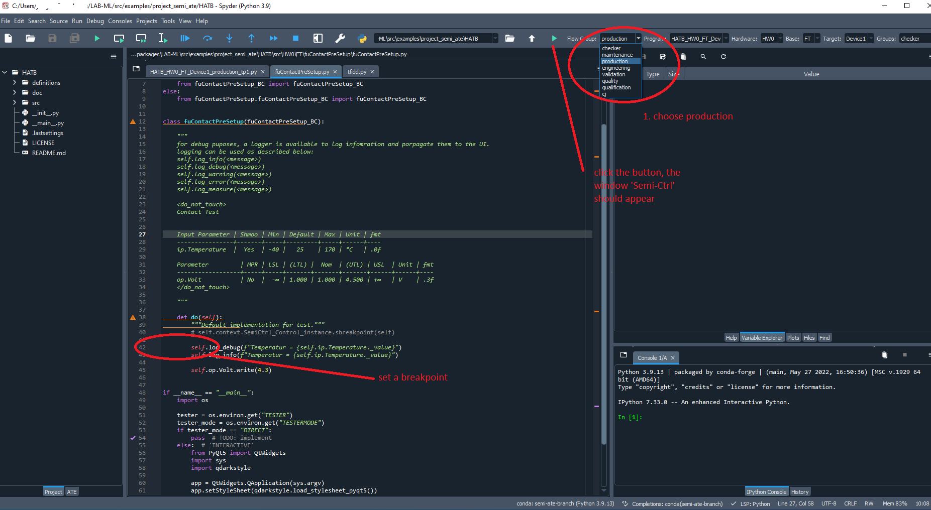 The spyder breakpoints doesn't work · Issue #168 · Semi-ATE/Semi-ATE ...