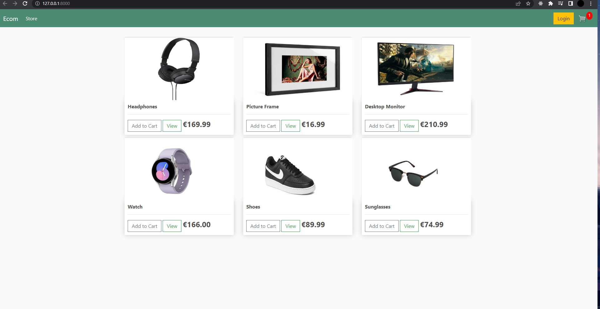 GitHub - InaSalaj/simple-ecommerce