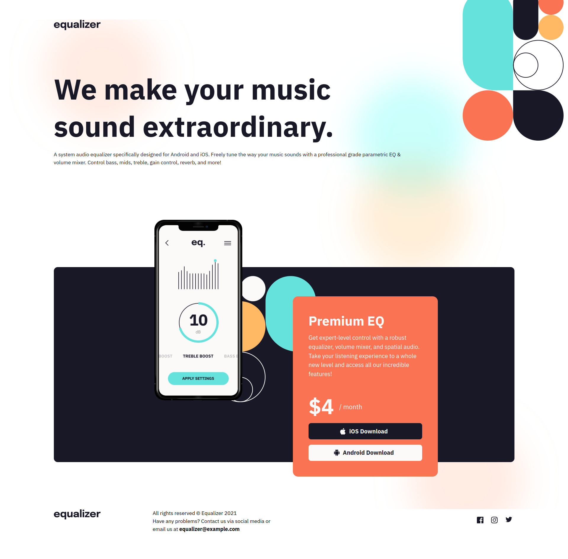 GitHub OTF31/equalizerlandingpage Equalizer landing page