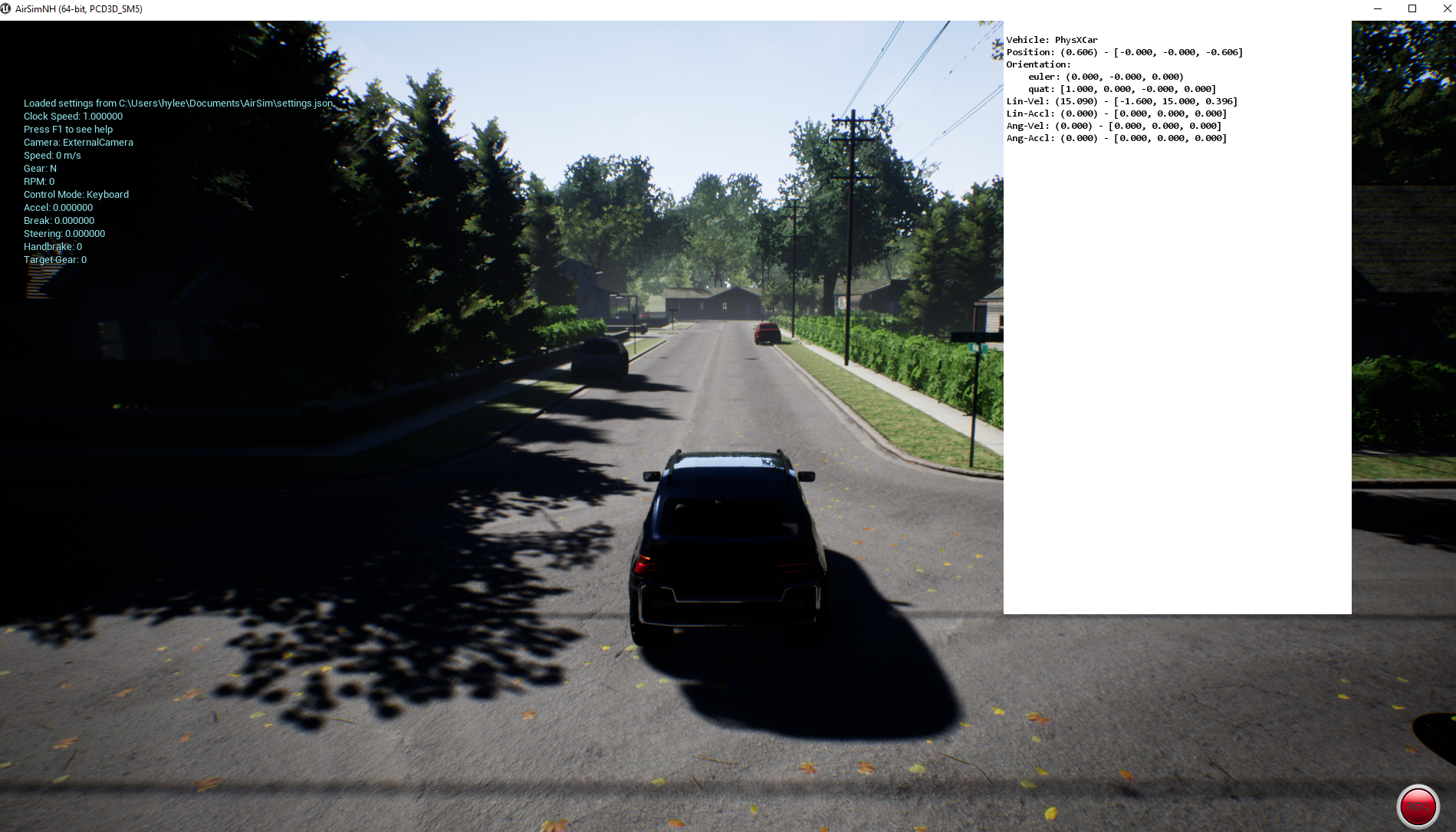 Carclient linear velocity issue 1760 microsoft airsim github