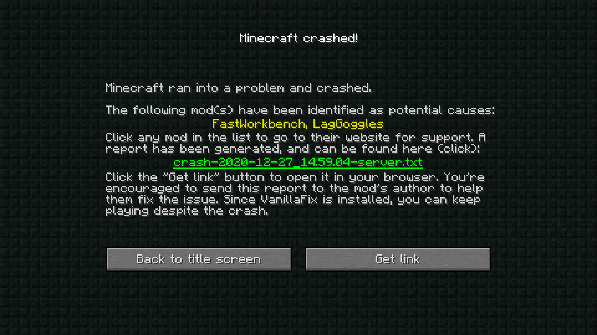 Mapa crashando · Issue #320 · ArtpokeBr/Minecraft-Ultimato · GitHub