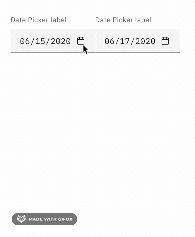 Date range picker, end date controls forces you to reenter start date
