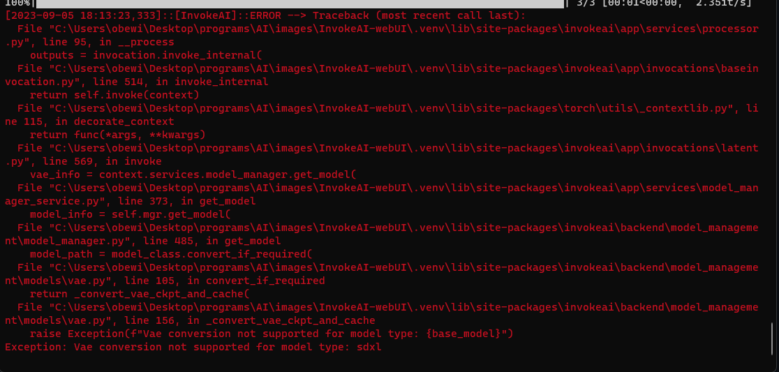 [bug]: SDXL generates black images · Issue #4454 · invoke-ai/InvokeAI ...