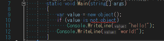 "is not" ( Negated not patterns ) can be used with TargetFramework ...
