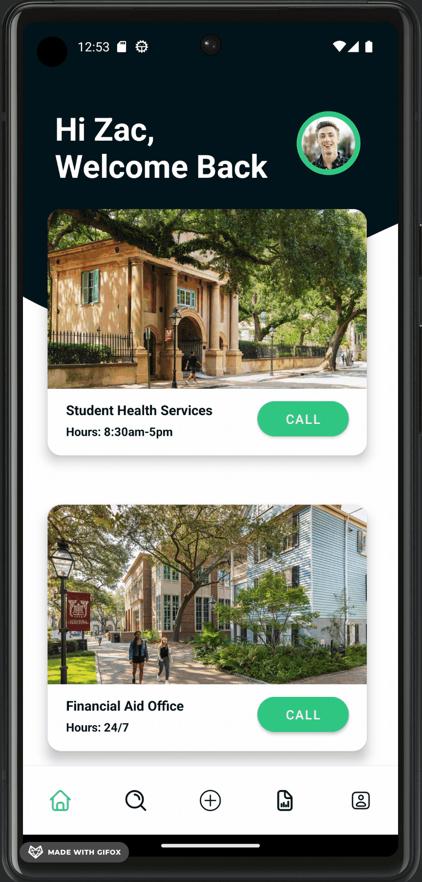 GitHub - zacpalmer1/StudentHealthApp: A mobile application build for ...