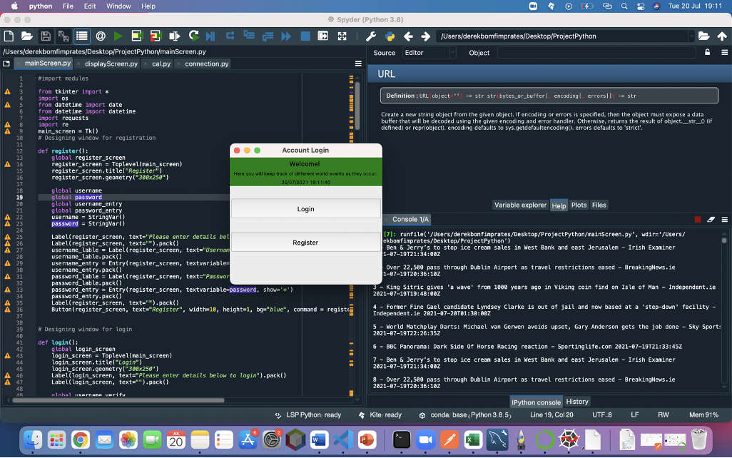 GitHub - derekbomfimprates/python: Project in python with External API.