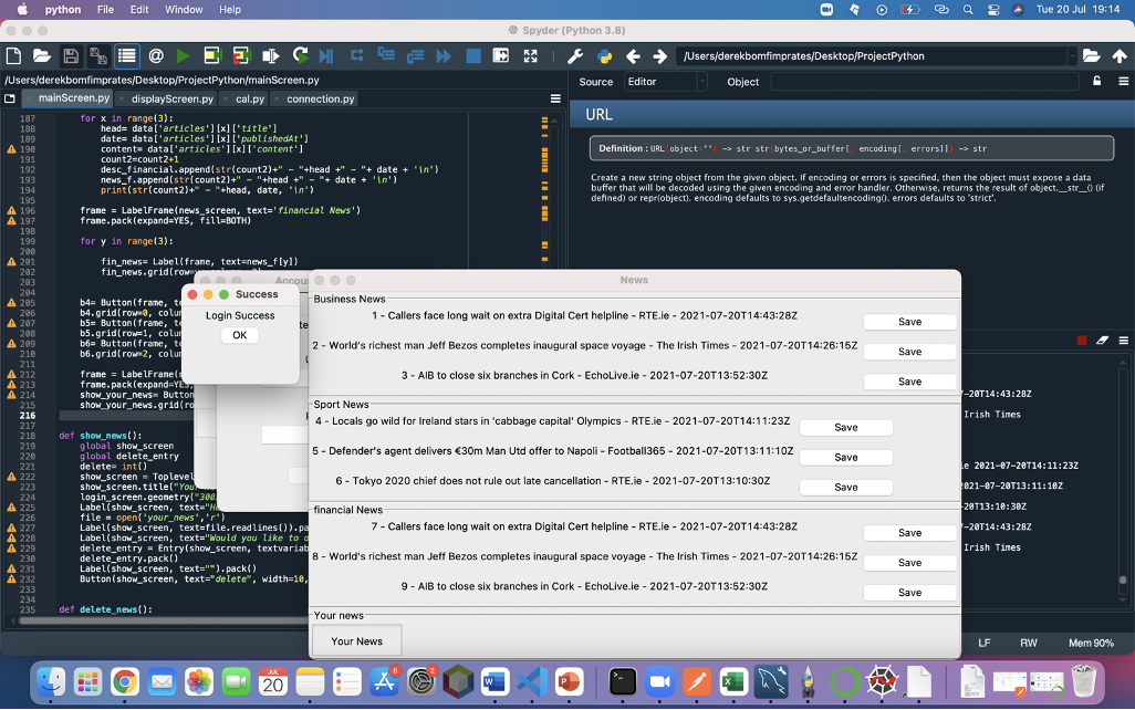 GitHub - derekbomfimprates/python: Project in python with External API.