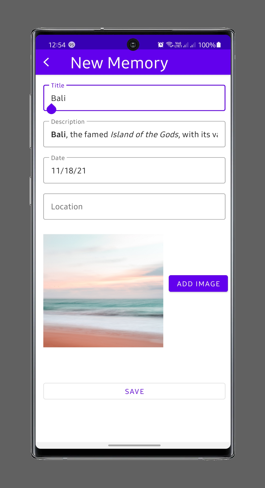 GitHub - mohdziyadc/Memories-App: An app where you can save and view ...
