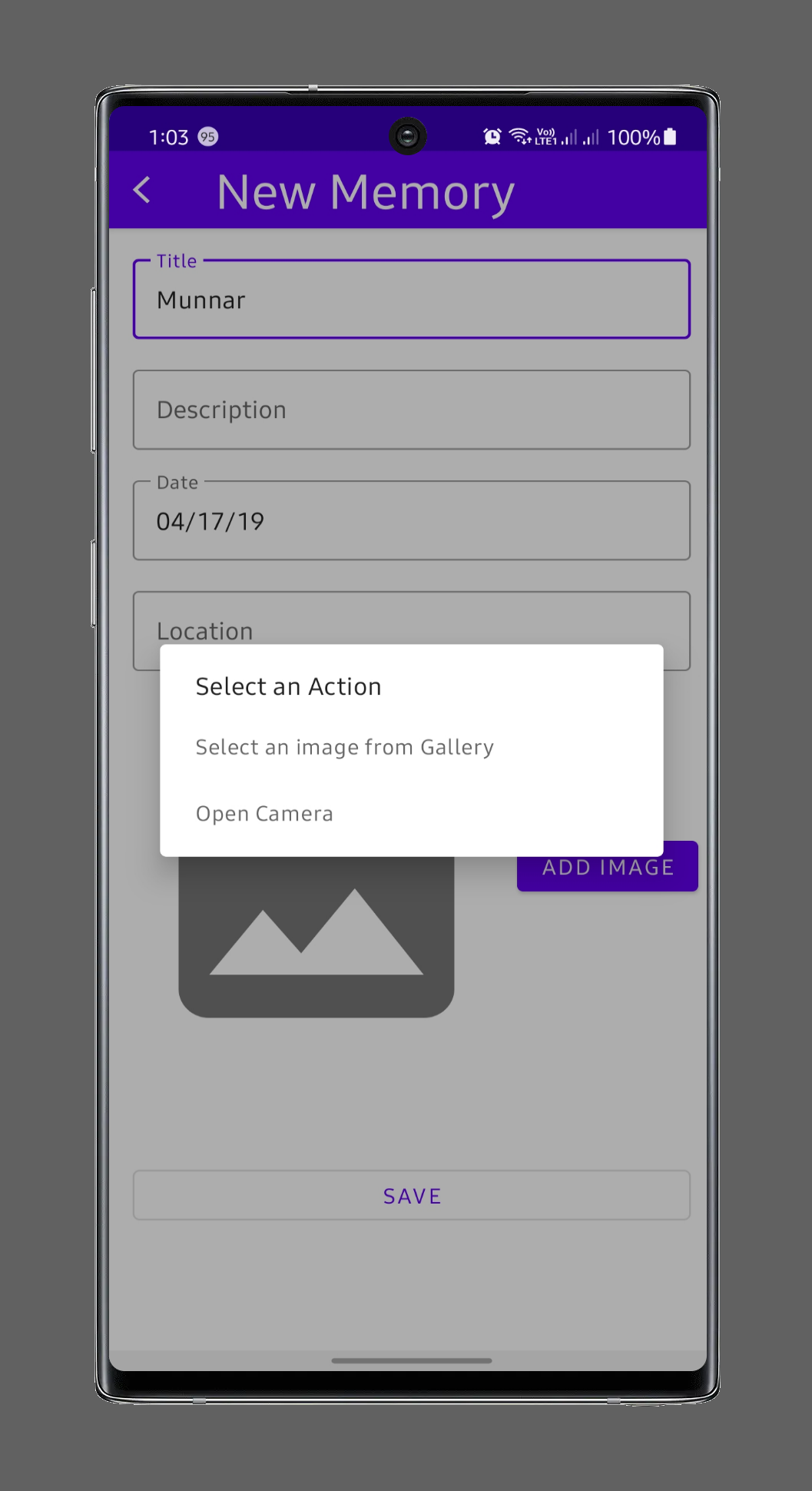 GitHub - mohdziyadc/Memories-App: An app where you can save and view ...