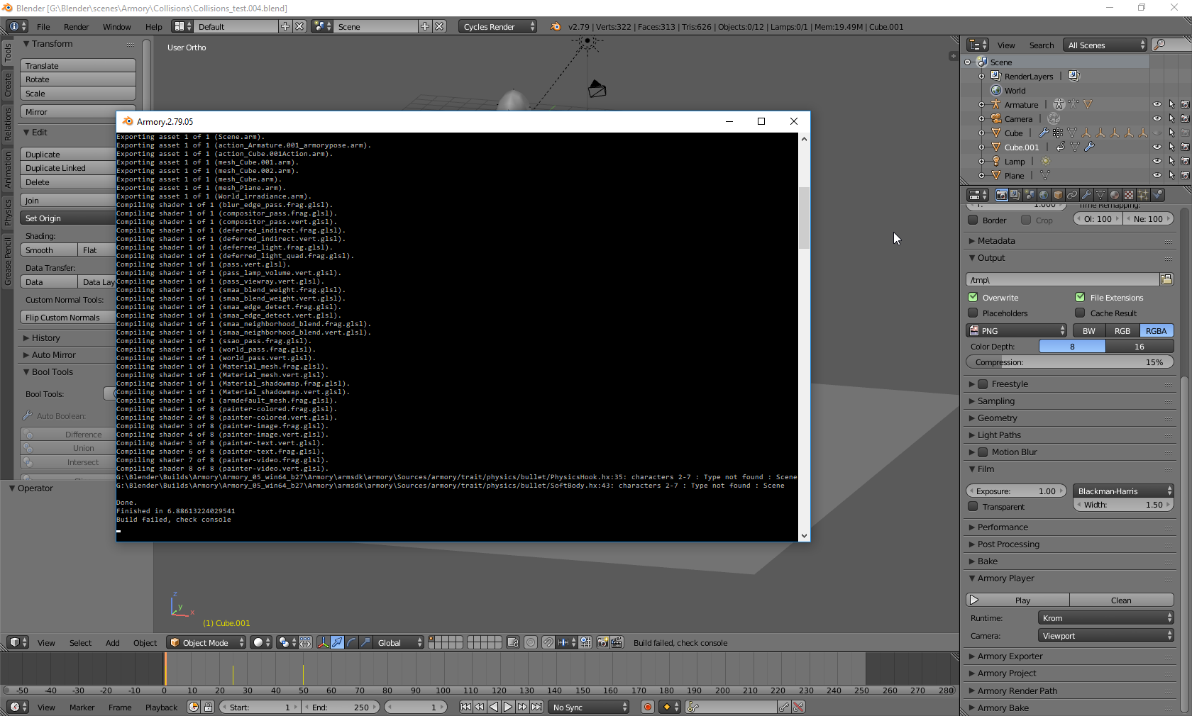 Cloth driver no collision · Issue #790 · armory3d/armory · GitHub