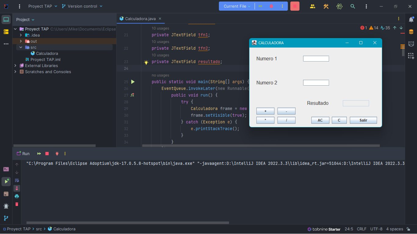 GitHub - Devmike117/Calculadora-Java