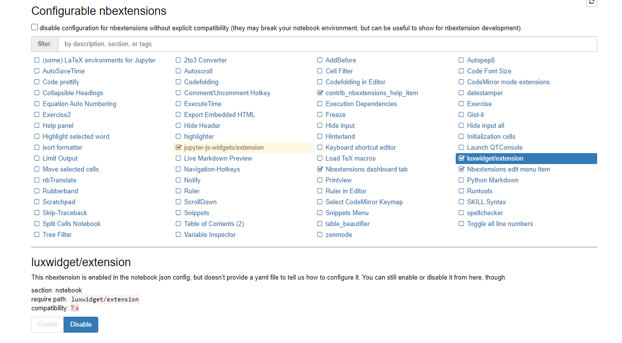 [SETUP] Jupyter Notebook Extension requires YAML file · Issue 171
