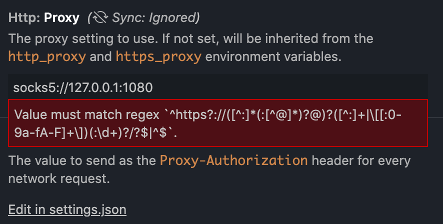 Fix Socks5 Proxy Regex Checking Warning by mingwiki · Pull Request ...