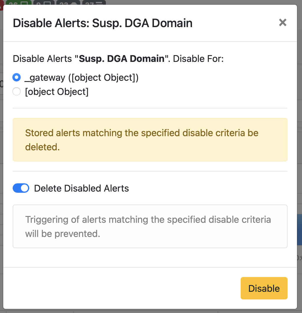 Alert: broken IP selection in Disable Alerts dialog · Issue #5257 ...