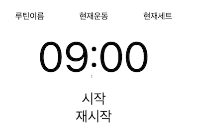 타이머 시연 영상 
