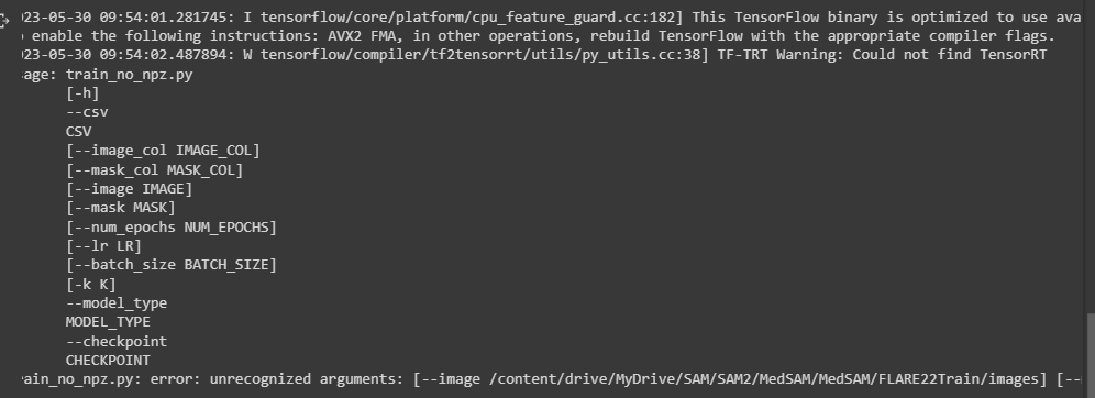 Error for training command · Issue #76 · bowang-lab/MedSAM · GitHub