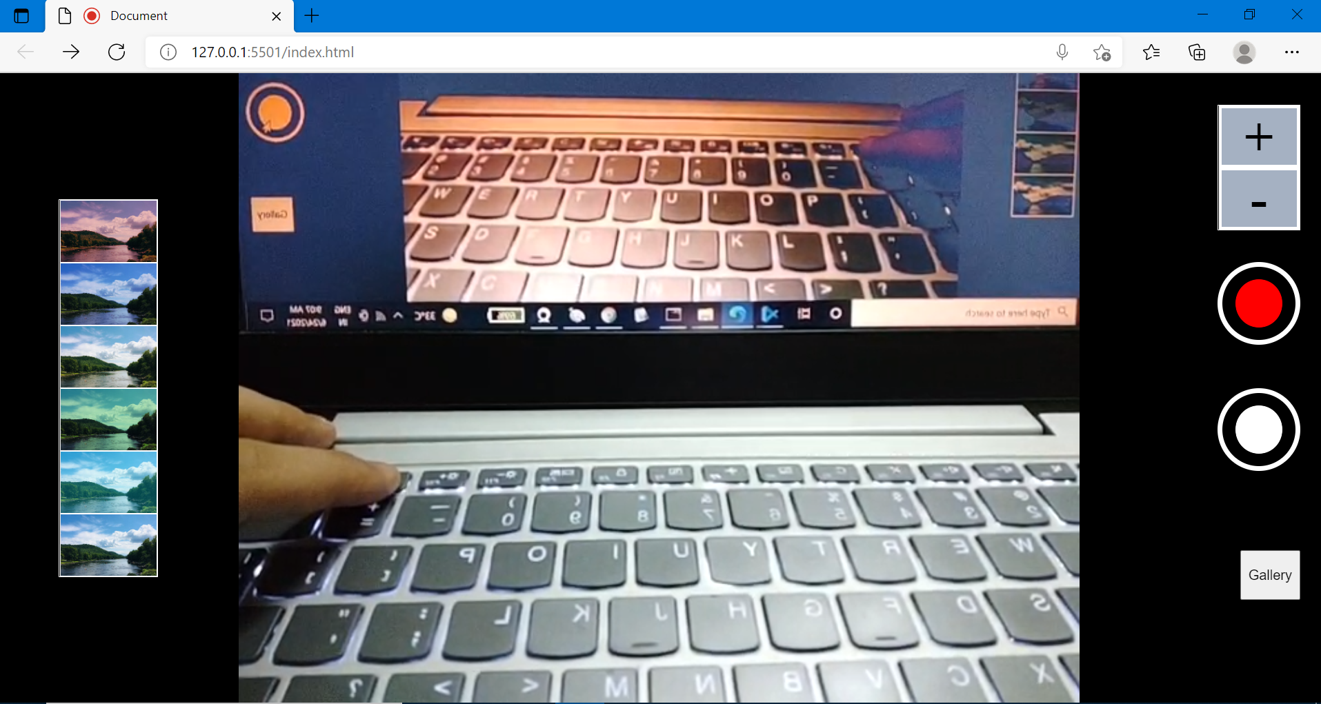 GitHub - mohak3singh/CAMERA_APP_DOM: Web Camera Application