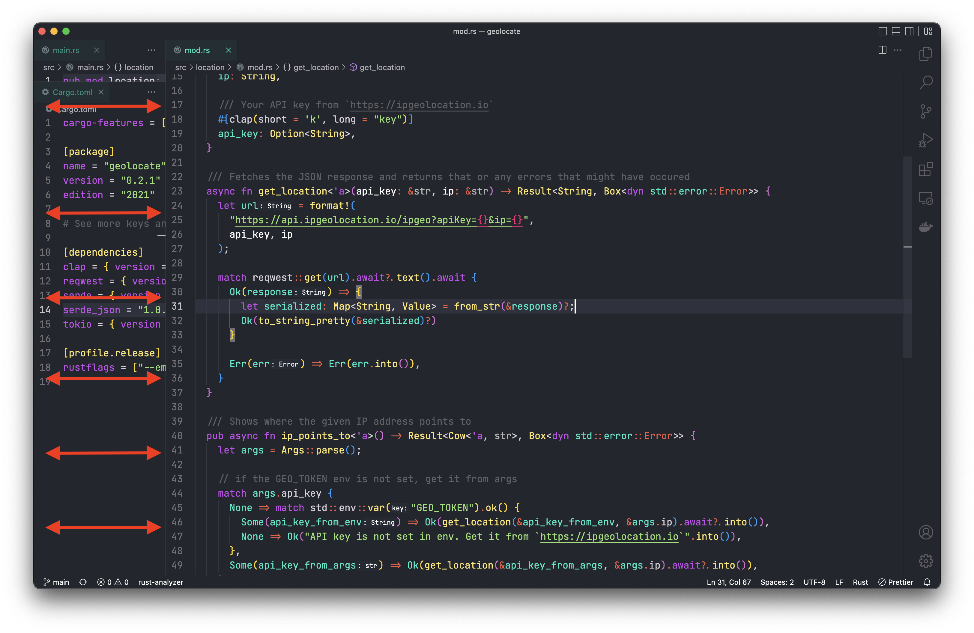 Provide an option to make the gap between sidebyside editors smaller