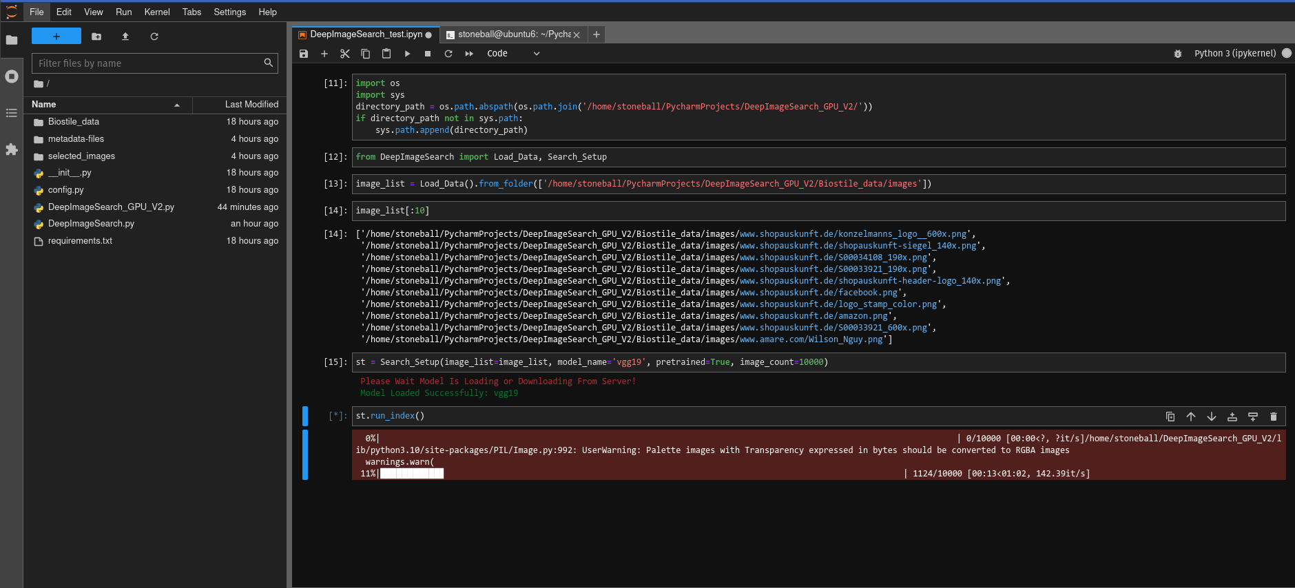 GPU not used · Issue #19 · TechyNilesh/DeepImageSearch · GitHub