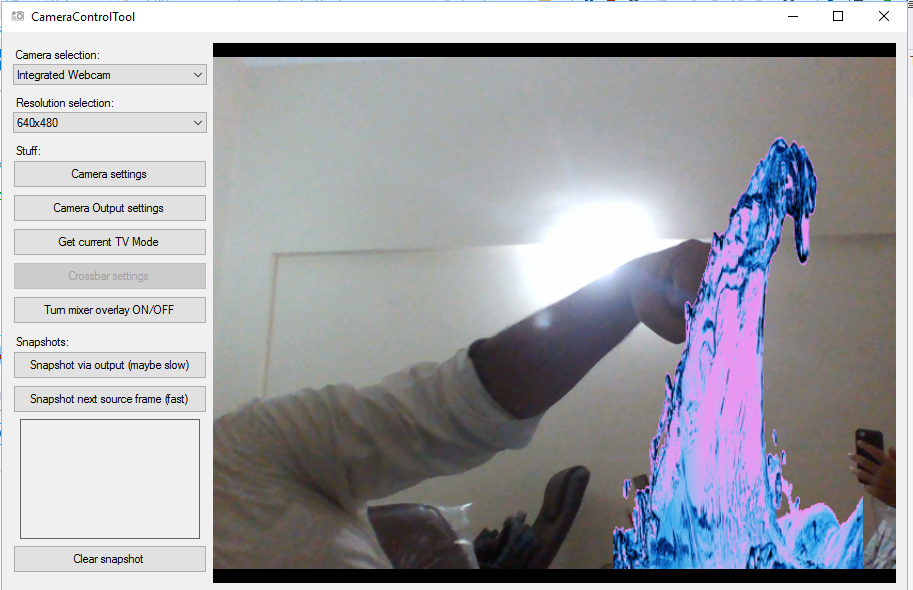 absurd colors of image overlay used during web cam stream · Issue #5 ...