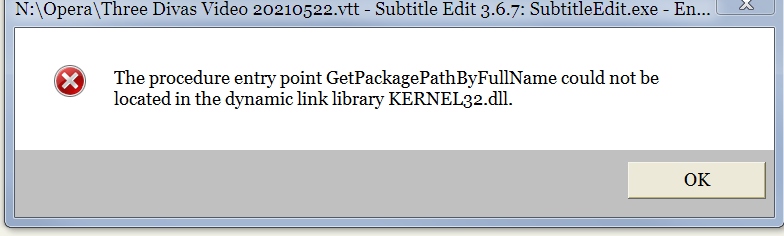 SE 3.6.7 beta 81: Error after MPV update · Issue #6192 · SubtitleEdit ...