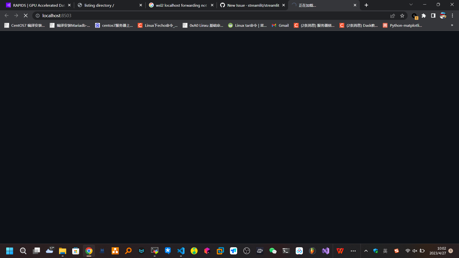 Why i can't launch my app in WSL2? · Issue #6577 · streamlit/streamlit ...