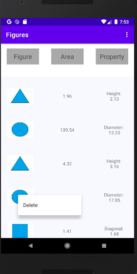 GitHub - lukaszwojtala1997/Figures: Mobile application for displaying a ...