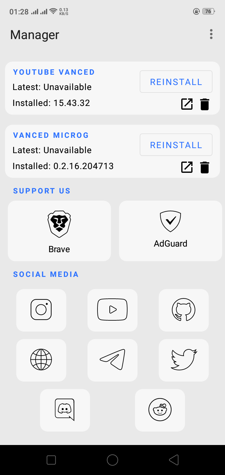 BUG · Issue #388 · TeamVanced/VancedManager · GitHub