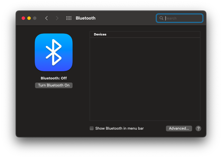 Bluetooth turns on but keeps loading · Issue 152 · simprecicchiani
