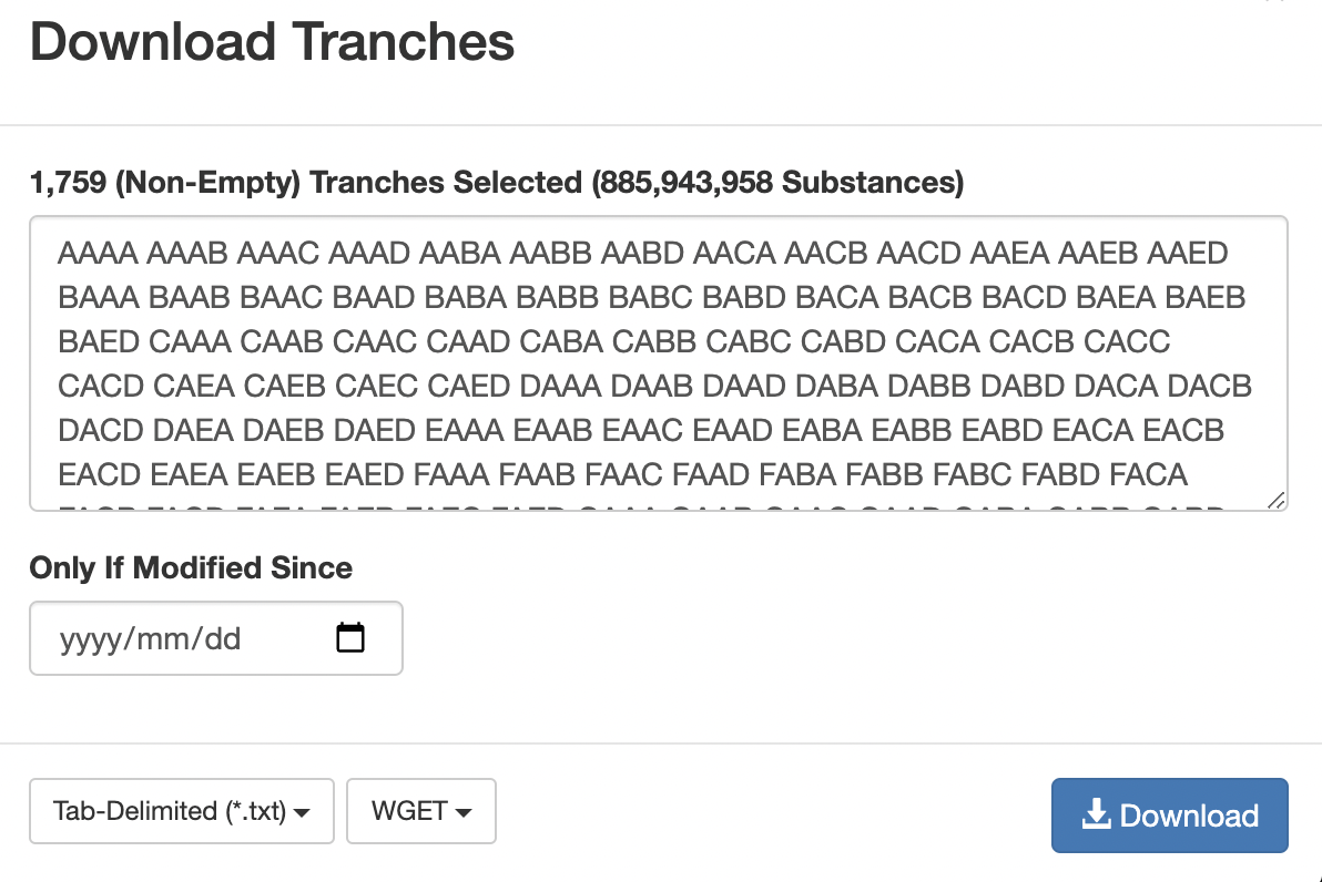 ZincMillionVirtualScreening Millions of small molecules will be