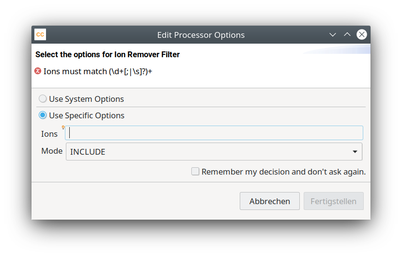 Regular expressions are displayed to the users · Issue #780 · eclipse ...