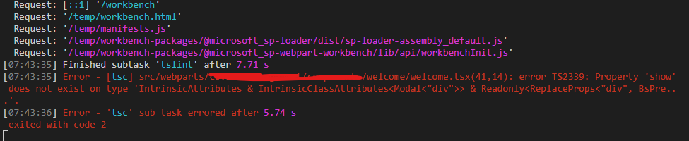 Error at show property of Modal in tsx file · Issue #5142 · react ...