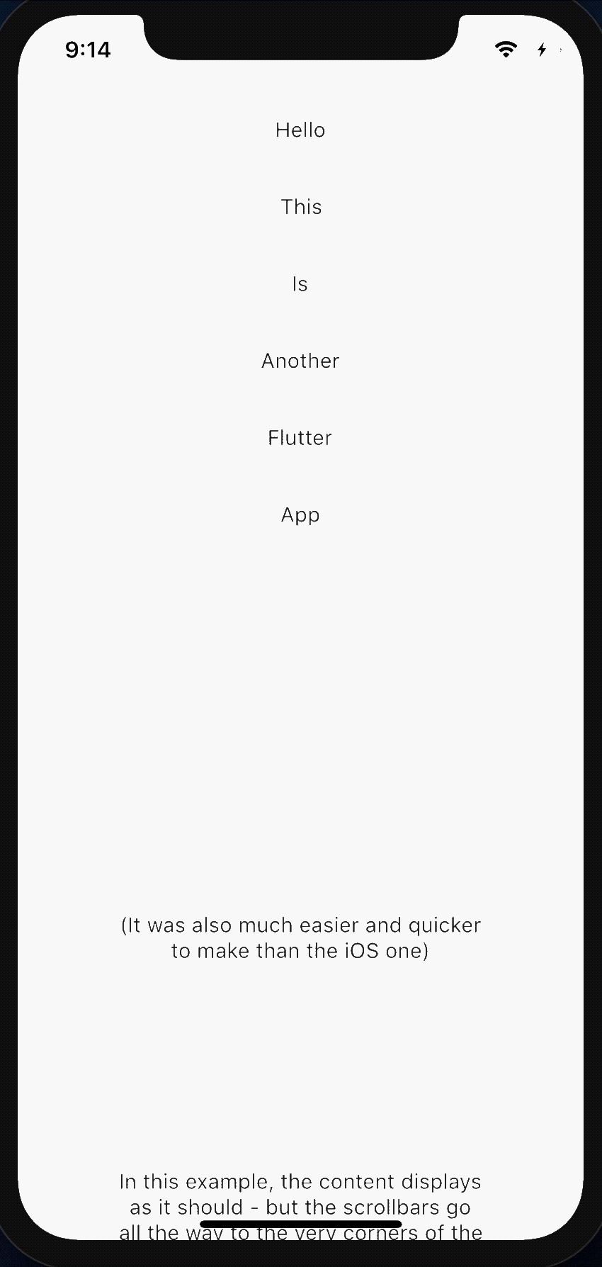 Flutter without SafeArea
