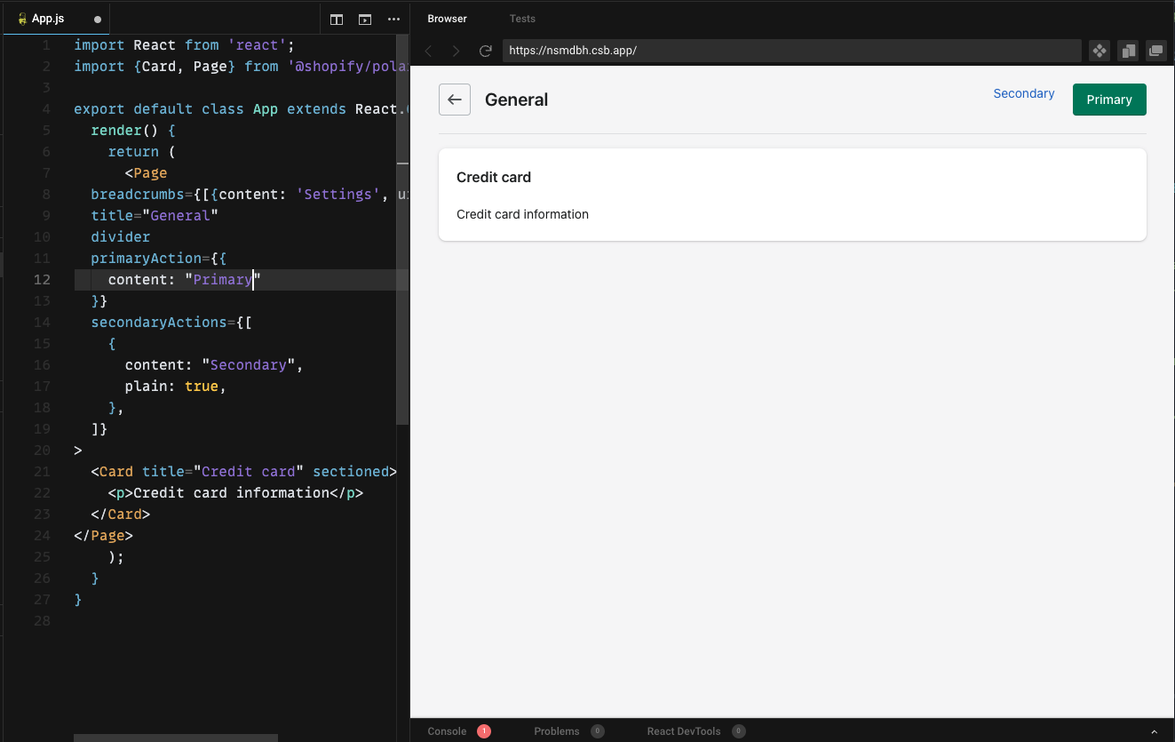[Page] Header items using `plain` are not aligned correctly · Issue ...