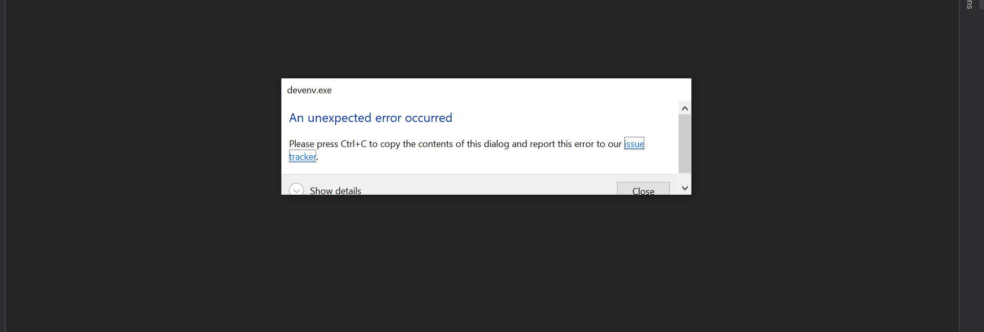 Error while opening MVS · Issue #6582 · microsoft/PTVS · GitHub