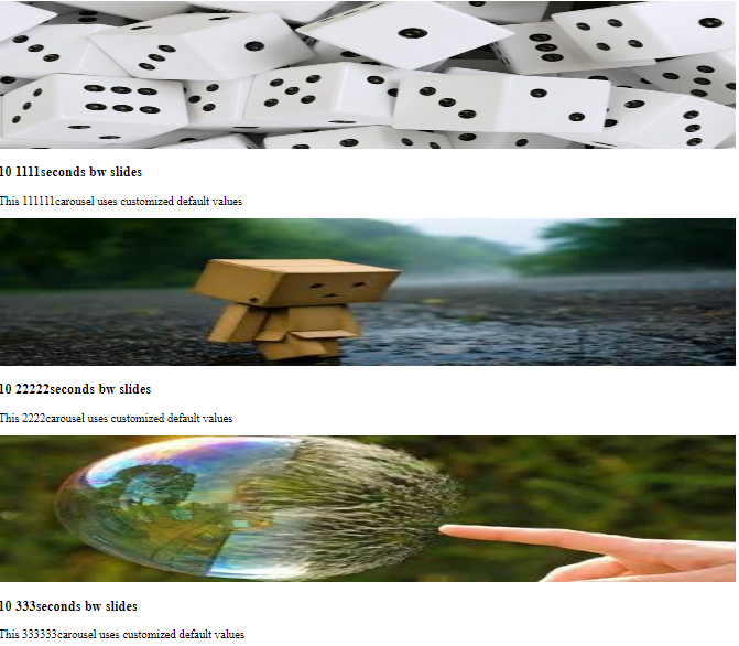 Slides in Bootstrap Carousel are not coming, slides are coming vertically only · Issue 446